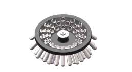 155T500R Fixed-angle rotor 42×15ml with steel sleeves - BE12DF000